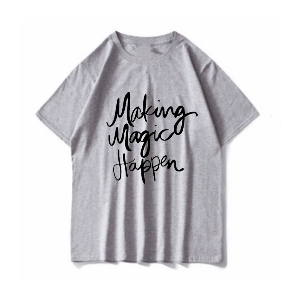Женская футболка с принтом Волшебное чудо Футболка harajuku camiseta mujer poleras haut femme koszulki