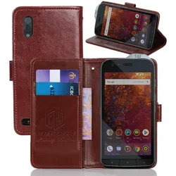 На Алиэкспресс купить чехол для смартфона gucoon vintage wallet case for caterpillar cat s61 s60 pu leather classic book flip cover magnetic fashion cases