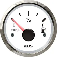 KUS топлива измеритель уровня масла индикатор 0-190ohm 52 мм(") с Подсветка 12 V/24 V