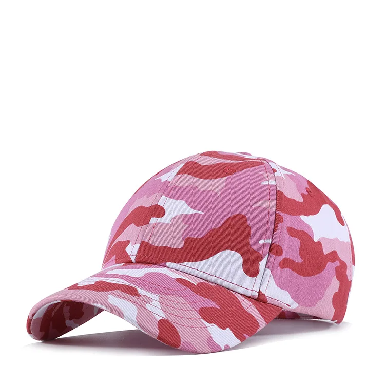 

Fashion Cotton Camouflage Baseball Cap Women Lady Camo Hat Pink Purple Bone Adjustable High Quality