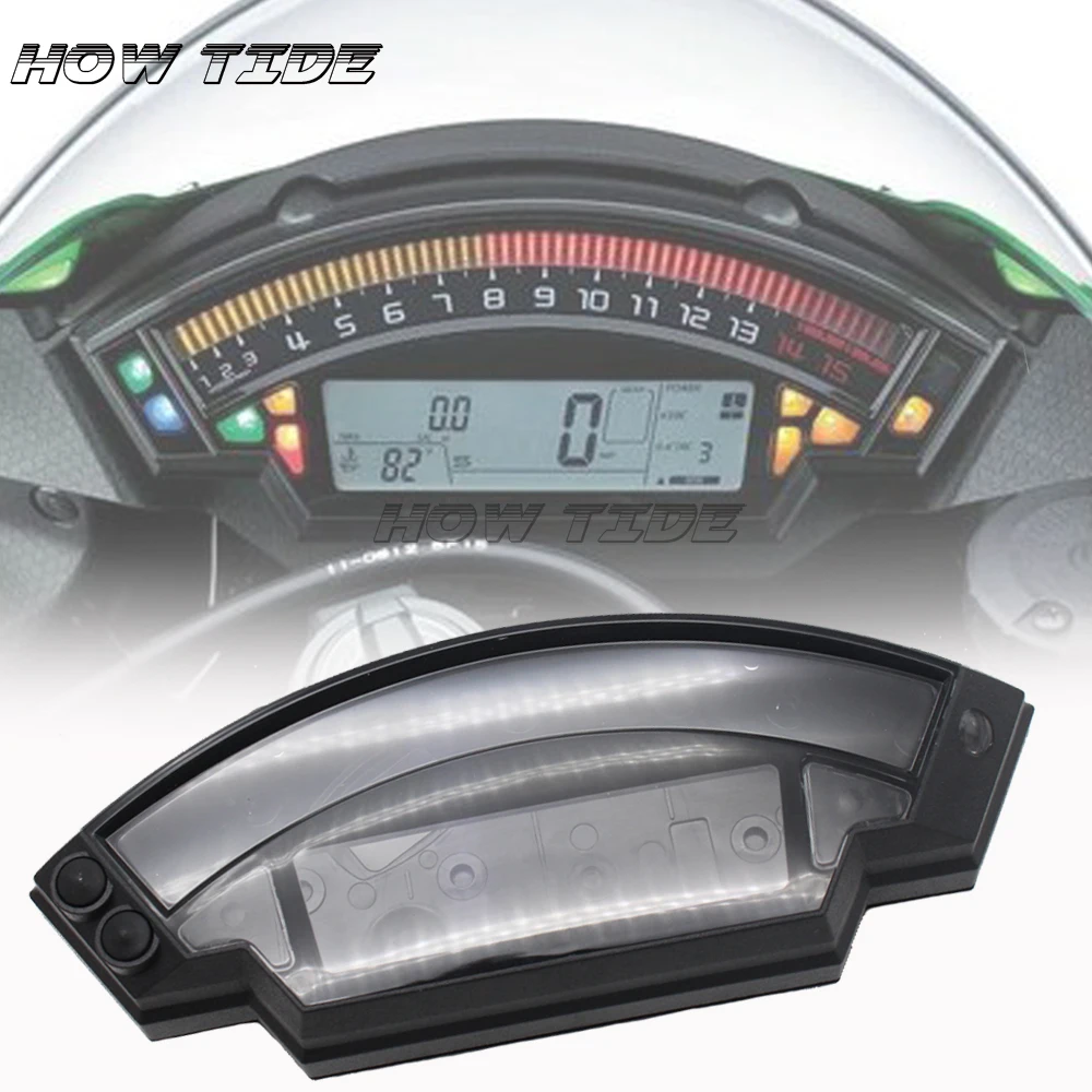 

Speedometer Case Odometer Gauge Instrument Meter Cover Tachometer Housing for Kawasaki ZX-10 ZX10R 2011 2012 2013 2014