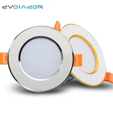 Светодиодный потолочный светильник 3 Вт 5 Вт 7 Вт 9 Вт 12 Вт круглый встраиваемый светильник 220V 230V 240V светодиодный лампы Спальня Кухня Крытый светодиодный точечное освещение