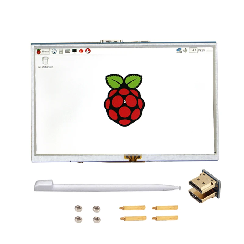 Raspberry Pi 3 lcd 5 дюймов HDMI сенсорный экран 800*480 дисплей с акриловым кронштейном чехол для Raspberry Pi 3 Model B 3B Plus