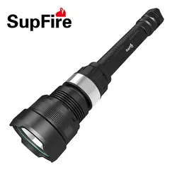 SupFire Y12 Cree xm T6 1100 люмен Водонепроницаемый 5 режимов 10 Вт светодиодный фонарик Перезаряжаемые факел для охоты кемпинг 18650 Батарея