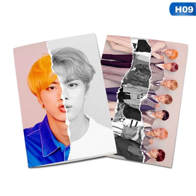 

K-pop Love Yourself Answer Notebook Album Poster Cover Notebook JIN V JIMIN SUGA Star Diary Planner Students Stationery