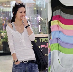 

3pcs/lot all-match spring summer high quality cotton basic vest women's camis female tank tops ladies' tanks