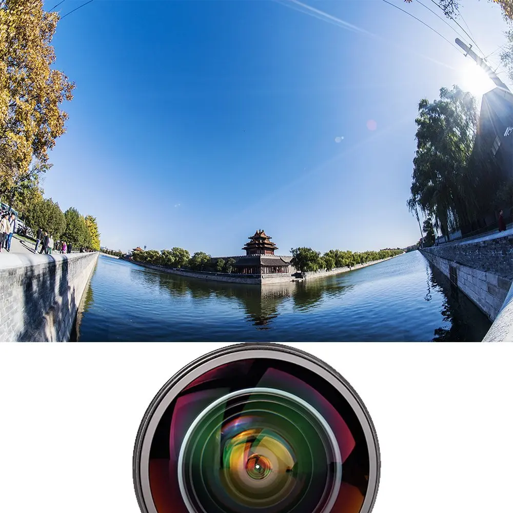 Ультраширокий объектив Meike 8 мм f3.5 рыбий глаз для камеры Olympus Micro 4/3 EM10/5/1/EP5 и Panasonic G7