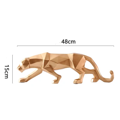 Нордическая Минималистичная, черно-белая Смола декоративный Леопард ремесла отель дома Deaktop статуя кофе офис животное украшение фигурки - Цвет: style4