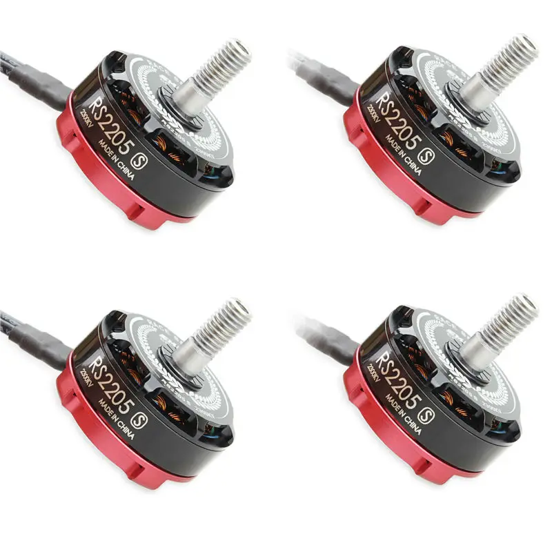 

4pcs 100% Original EMAX RS2205S 2300KV Brushless Motor for FPV Quad Racing QAV Race