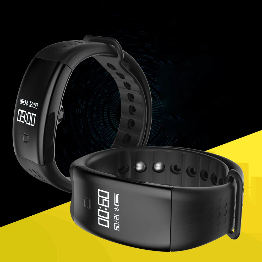 Bluetooth Smart Watch Wristband Bracelet Pedometer Monitor Blood Pressure Blood Oxygen Heart Rate Fitness Health Sport Bracelet