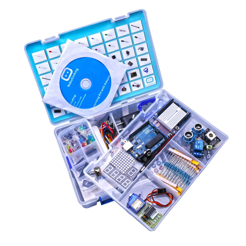 

Upgraded Advanced Version Starter Kit the RFID learn Suite Kit LCD 1602 for Arduino UNO R3 With Tutorial