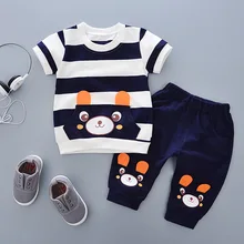 New Fashion Brand 100% Cotton Summer Baby Boys Clothes Set 2pcs Children Clothing Suit Bebe Kids Short Sleeve Clothes Set Baby B New Fashion Brand 100% Cotton Summer Baby Boys Clothes Set 2pcs Children Clothing Suit Bebe Kids Short Sleeve Clothes Set Baby B