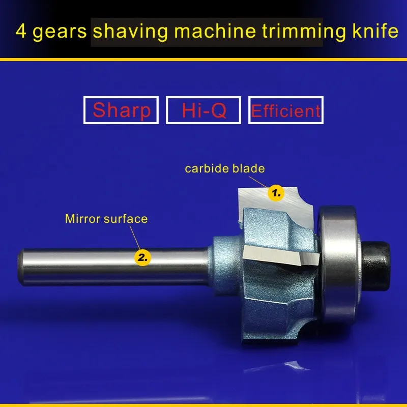 

1/4*26MM woodworking milling cutter for bag sealer AIR TRIMMER 4 gears shaving machine trimming knife 1PC NO:4632