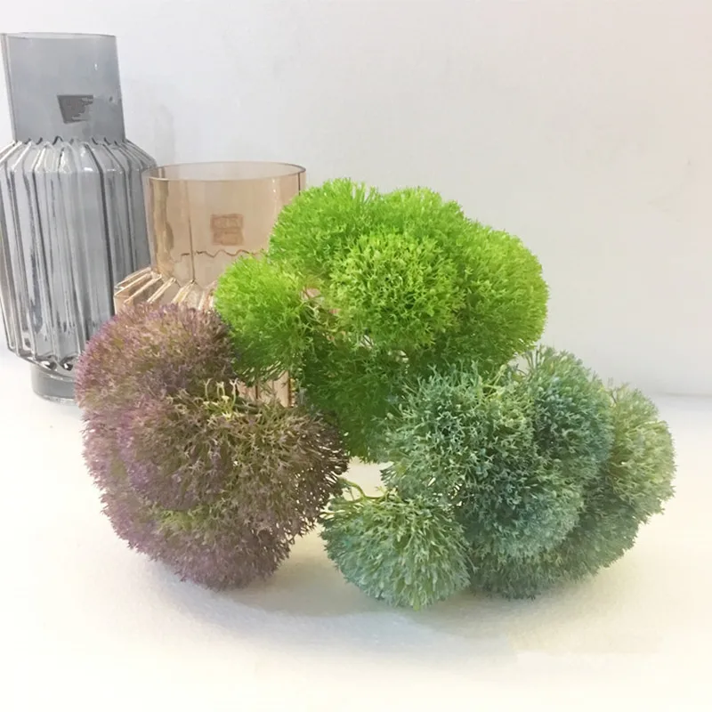 Импортные товары отличный продукт милый шар искусственные хризантемы Одуванчик DIY открытый двор с декоративными цветочными растениями
