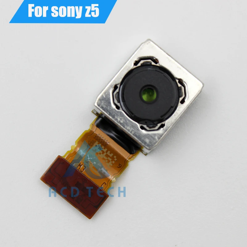 

Original New Back Rear Main Camera Modules For Sony Z5 E6683 E6653 E6633 Big Camera Flex Cable Replacement Parts