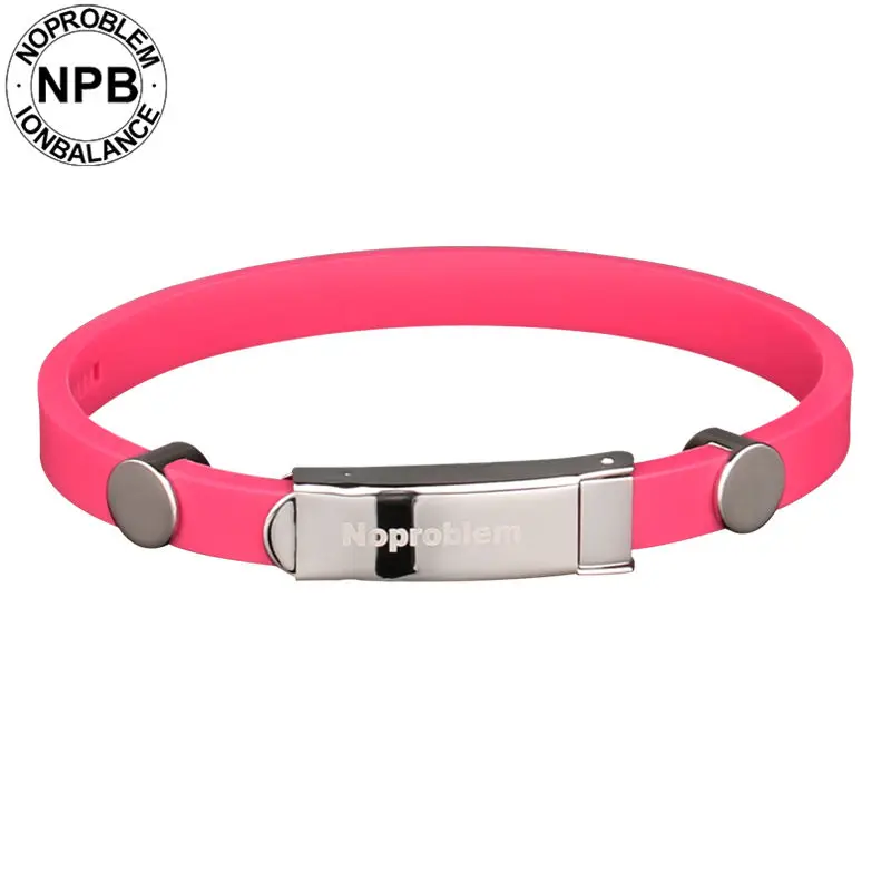 Силиконовый браслет Noproblem 023 водонепроницаемый турмалин Германия|bangle bracelet|tourmaline
