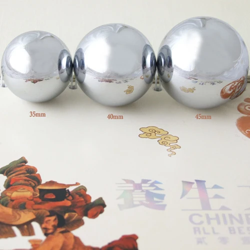 Бесплатная доставка. Полированные baoding железные шарики 50 мм 45 40 35 колокольчики