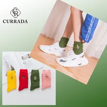 4 пар/лот хлопковые носки женские милые фрукты вышивка носки женские забавные корейские harajuku ворс кучи носки для девочек kawaii Носки