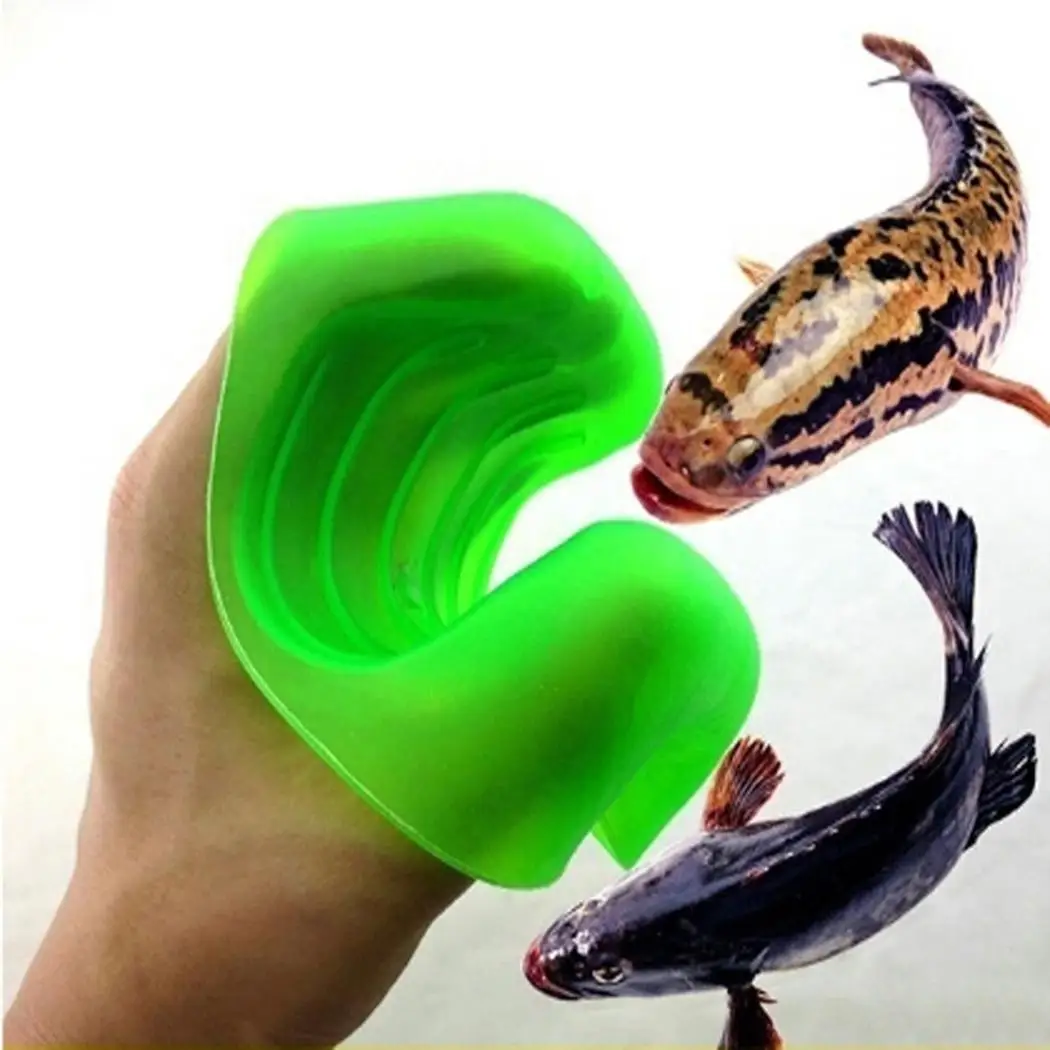 

Prevent Stabbed Stab Resistant Silicone Fishing Gloves Catch Fish Hand Protection to Catch Fish Grip Caught Fish Device