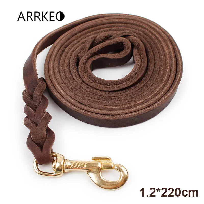 ARRKEO-Genuine-Leather-Dog-Leash-Leads-for-Dog-Collar-Harness-Pet-Supplies-Dog-Accessories-120~270-CM-For-Medium-Large-Dogs-(3)