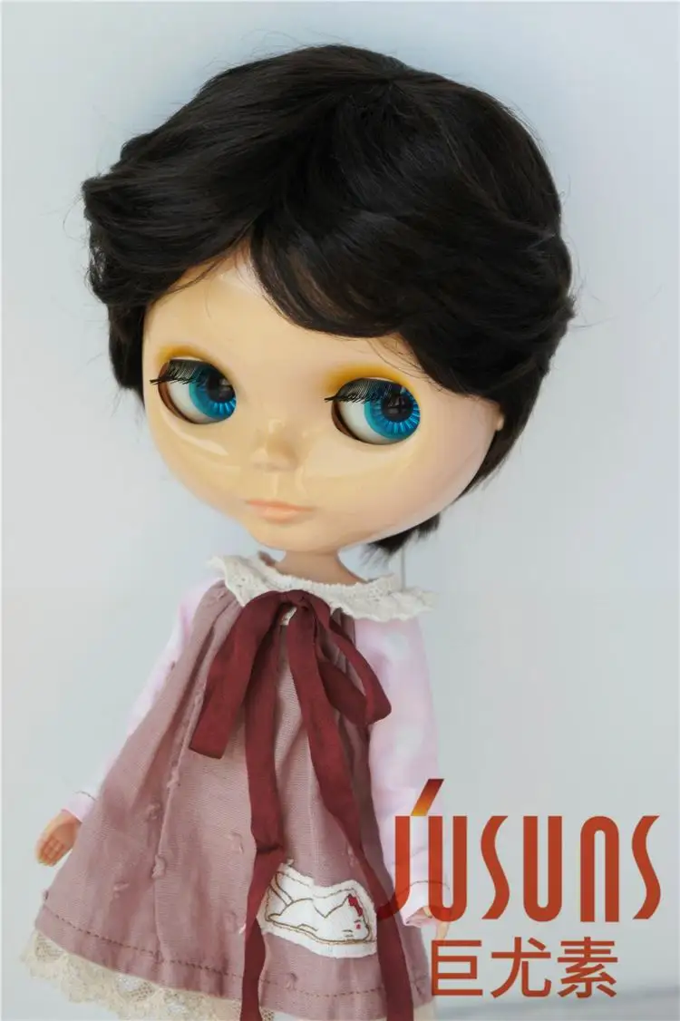 JD192 Blyth куклы парики 23-25 см синтетический мохеровый парик BJD кукла парик природа мальчишеские 9-10 дюймов куклы аксессуары