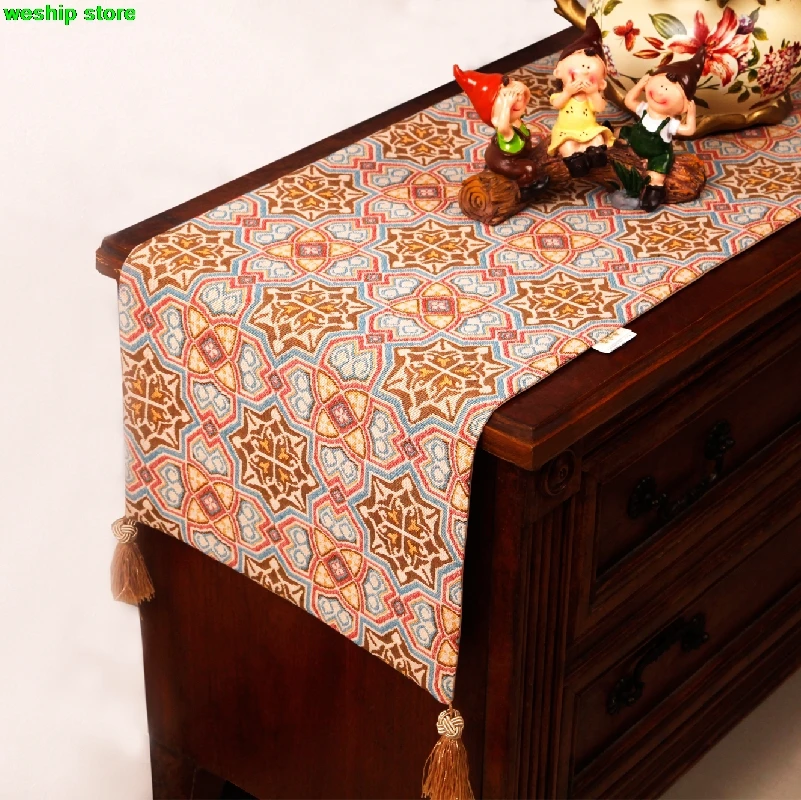 High-end fashion Modern geometry of French fashion Table flag Table flag The bar of the flag cover