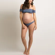Топ для беременных с цветочным рисунком, бикини, Feminino, купальник, пляжная одежда, Kadin Mayo, 1 предмет, плюс размер, купальник для беременных женщин MAR8