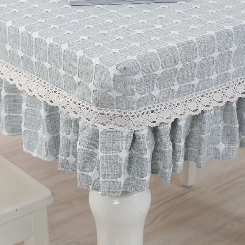  Simanfei Waterproof Table Cloth Non-slip Oilcloth On The Table With Tassel Dining Tea Table Cover P