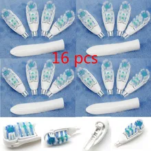 16 шт. сменные насадки для электрической зубной щетки для зубной щетки Braun Oral-B 3D белая батарея
