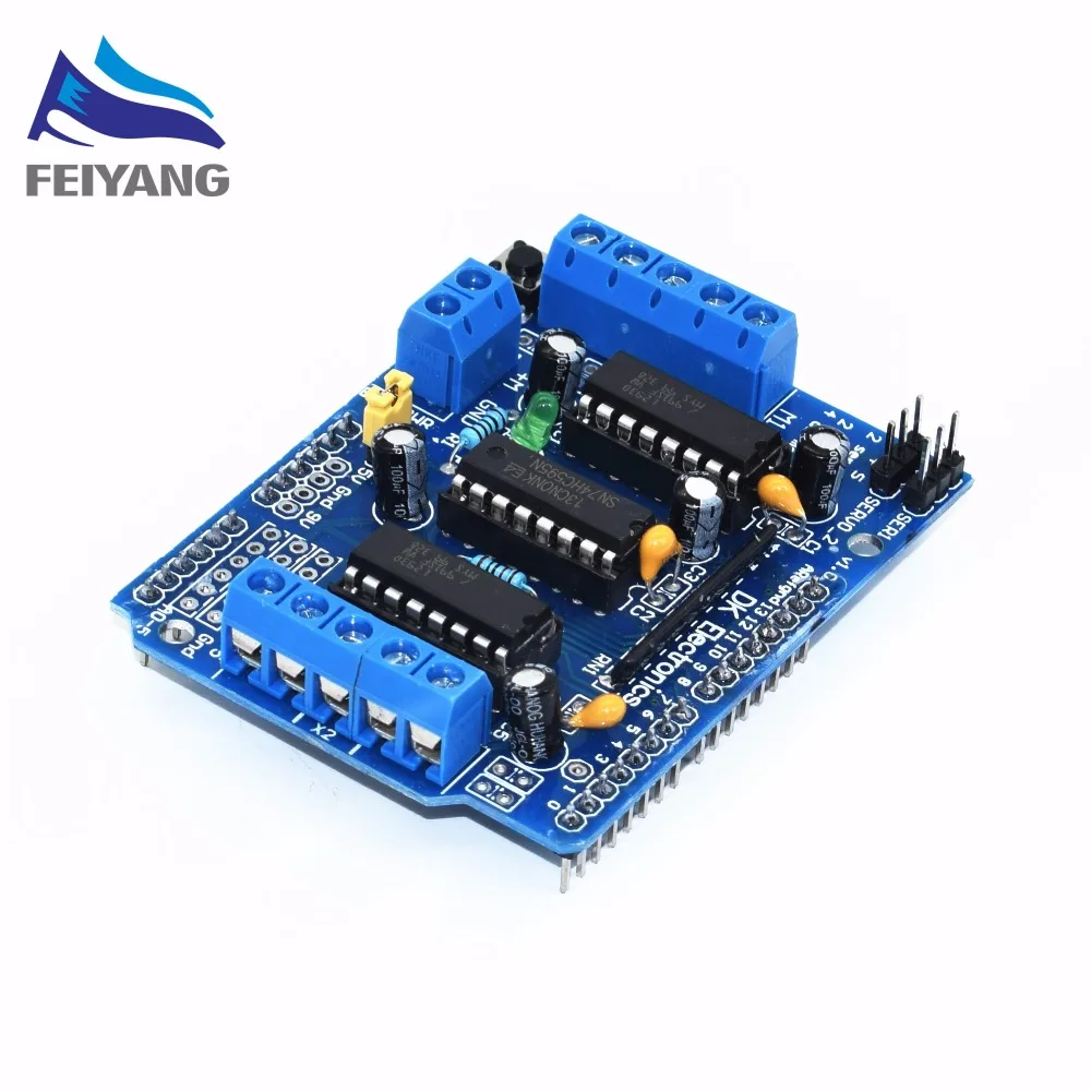 

1pcs L293D Motor Drive Shield dual for Duemilanove, Motor drive expansion board