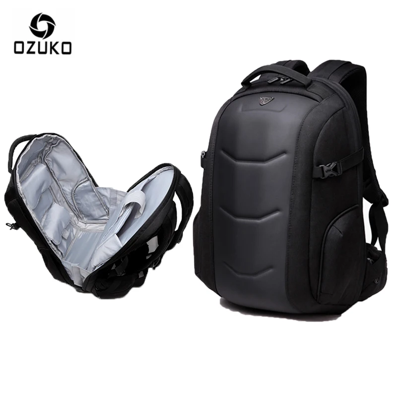 

OZUKO 8980 Mochilas Waterproof 15.6 inch Laptop Backpack Male Fashion Oxford Schoolbag Men Backpack Travel Bag for Teenager