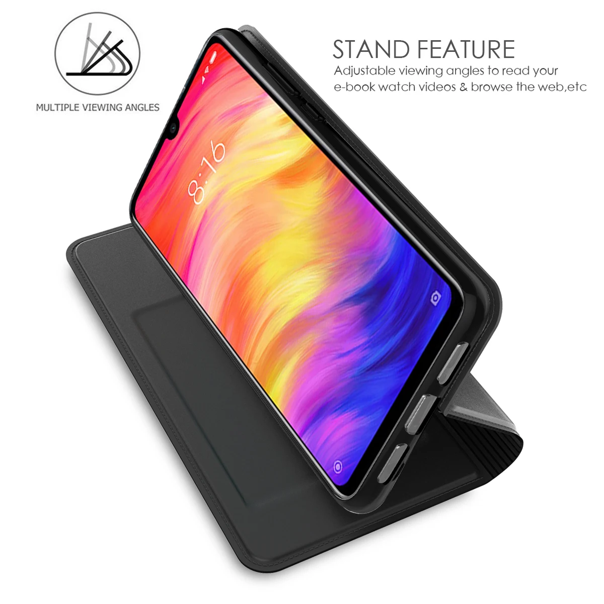Для Xiaomi Redmi mi 9 K20 Pro 9T SE Note 7 чехол Роскошный кожаный флип бумажник с подставкой