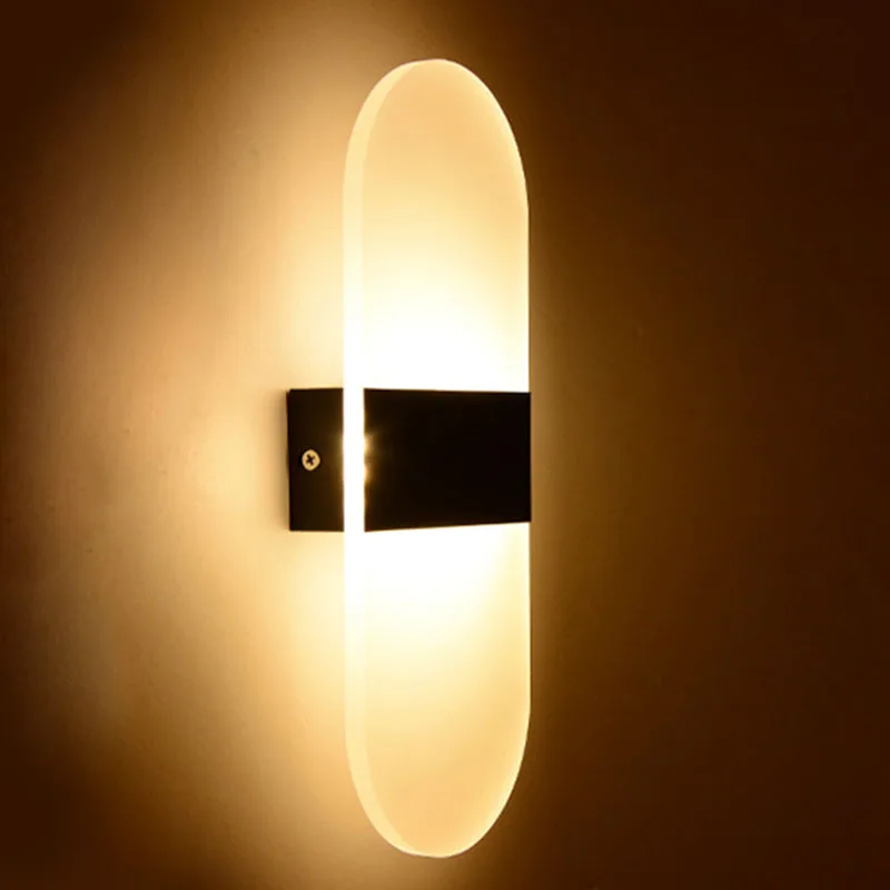 Светодиодная настенная лампа с закругленными краями luces светодиодная