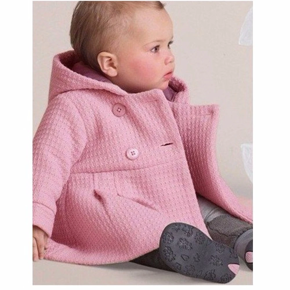 18冬の赤ちゃん女の子コート幼児ジャケットトレンチジャケット子供のオーバーコートbebeポンチョ女の子フード付き上着新生児服 Jacket Infant Infant Coat Girlponcho Bebe Aliexpress