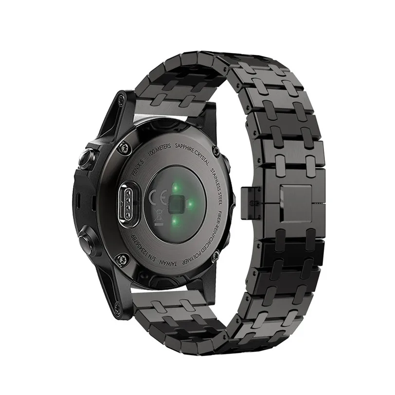 Часы из нержавеющей стали Браслет Группа ремешок для Garmin Fenix 5 часы Pulseira банда Jul19 профессиональная заводская цена доставка