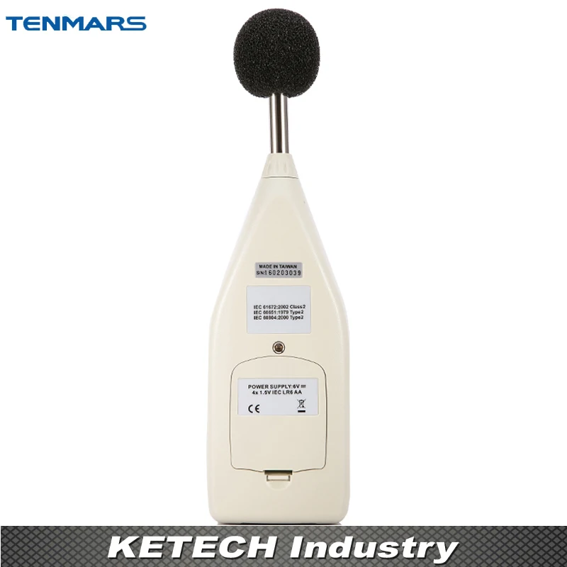 Интегрирующий измеритель уровня звука, класс 2 измеритель шума TENMARS ST-107