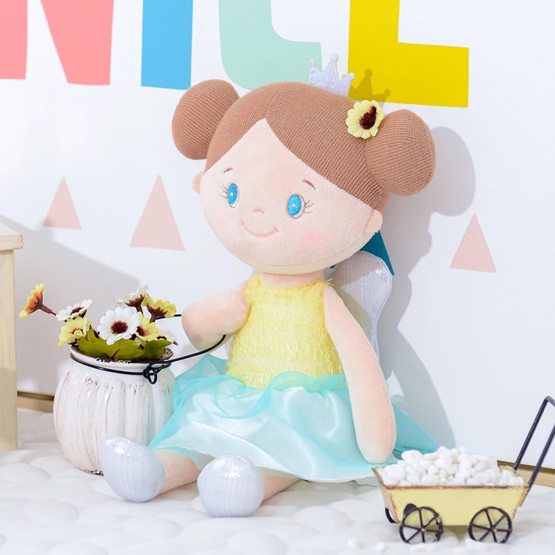 Skup Gloveleya pluszowe lalki aniołki prezenty dla dzieci tkaniny lalki dla dzieci pluszowe zabawki Kawaii szmaciana lalka