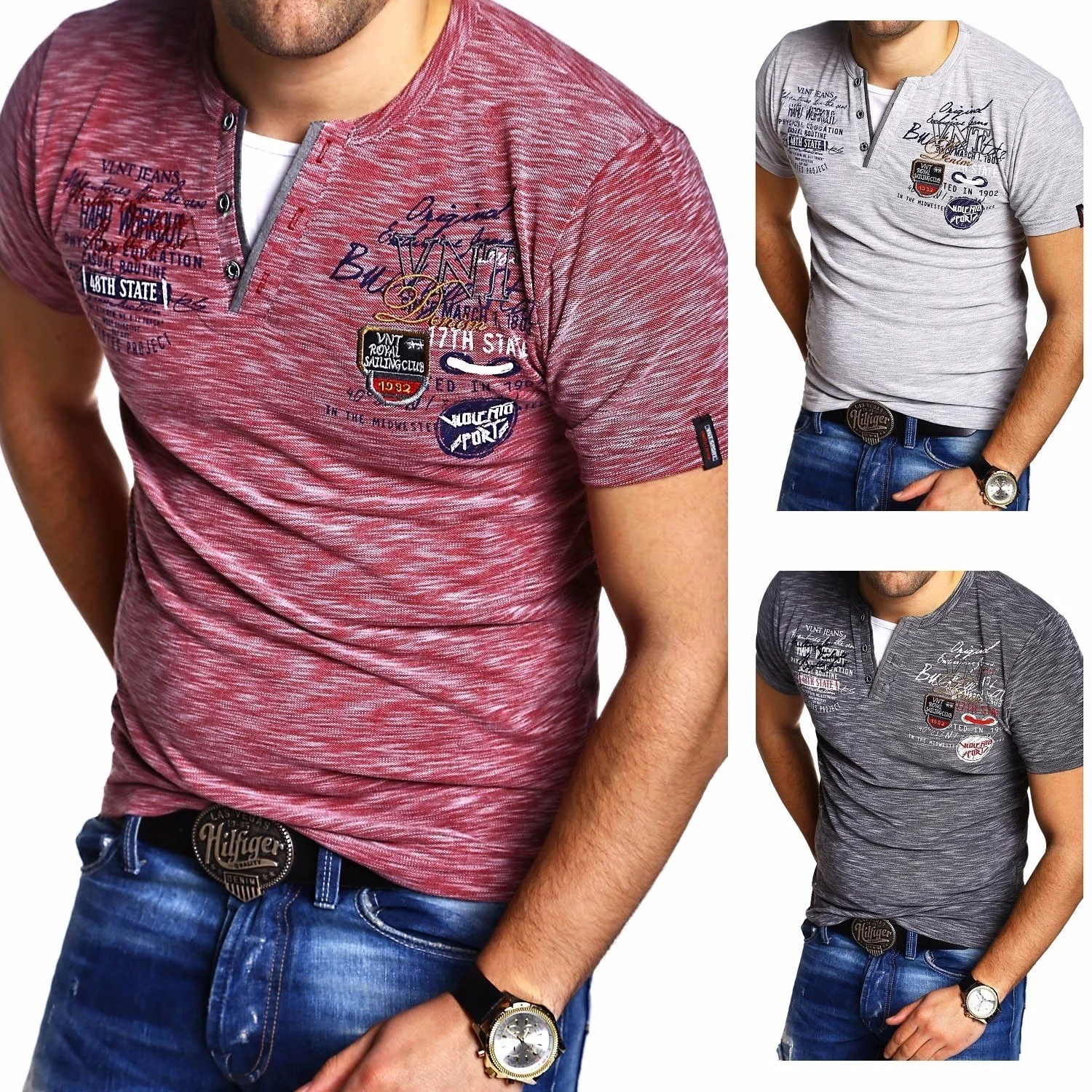 

ZOGAA Brand New Men Polo Shirt Casual Fashion Printing Polo Shirt Henry Collar Short Sleeve 4 Colors Polo Shirt Size Plus S-3XL