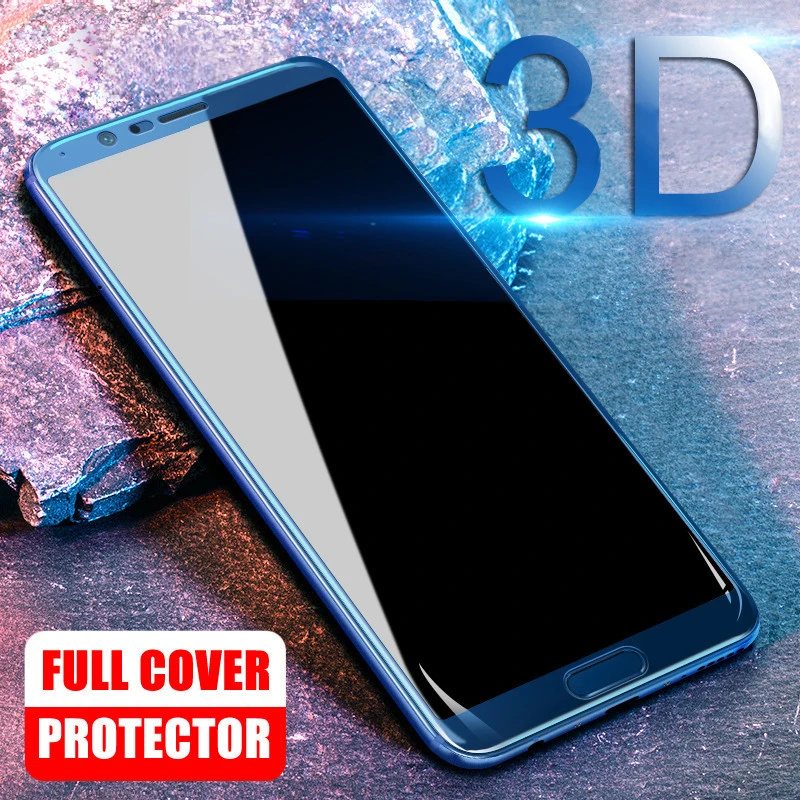 WZH 3D закаленное стекло для Huawei Honor 9 Lite V10 Полное покрытие экрана защитное V9 |