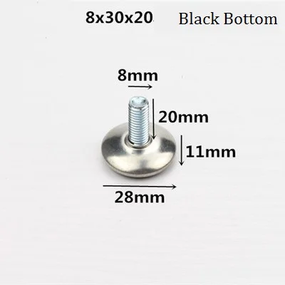 100 шт/партия Premintehdw регулируемая ножка для мебели Таблица выравнивания ног коврик резьба стебля Регулируемая выравнивание ног мебель Glide - Цвет: 12