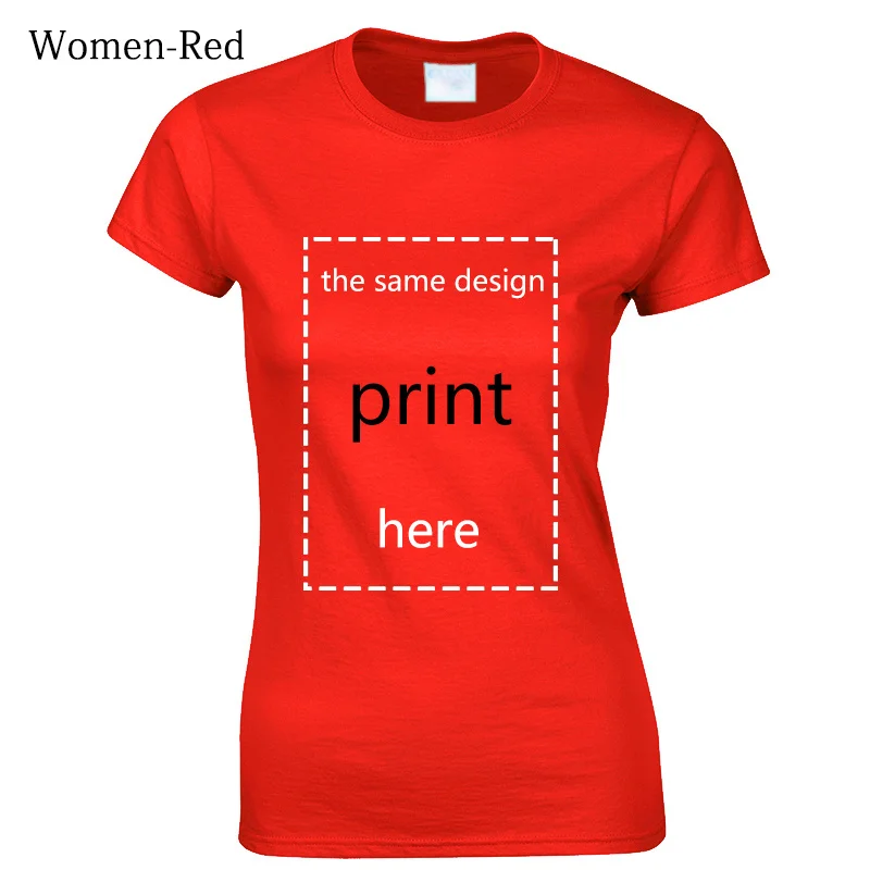 Funny Printed Men T shirt O-neck tshirts Not like the otters Women cotton T-Shirt - Цвет: Women-Red