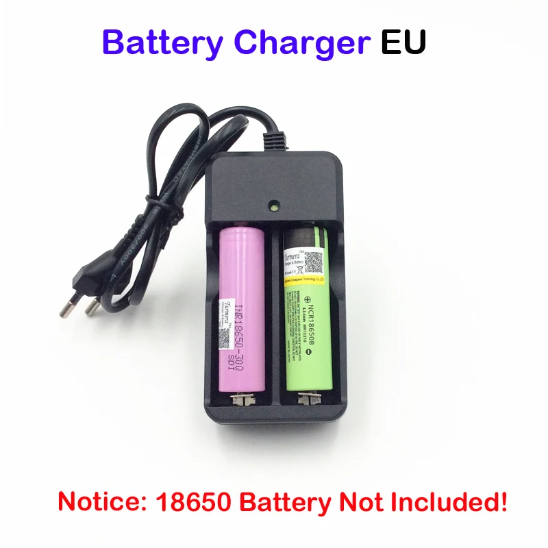EU Plug 18650 Battery Charger Fast Charging for18650 14500 16340 26650