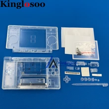 Прозрачный полный Корпус в сборе чехол КРЫШКА ДЛЯ w/Кнопка комплект отвертка DS Lite DSL