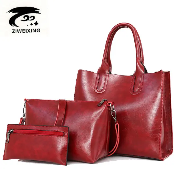 Ziweixing Brand Fashion Women Handbag High Quality Imitation Leather Ziweixing Brand Fashion Women Handbag High Quality Imitation Leather Retro Tote Bag Female Shoulder Messenger Bags