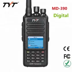 100% Оригинальный TYT MD-390 IP67 Водонепроницаемый DMR gps двухстороннее радио цифровая рация VHF/UHF