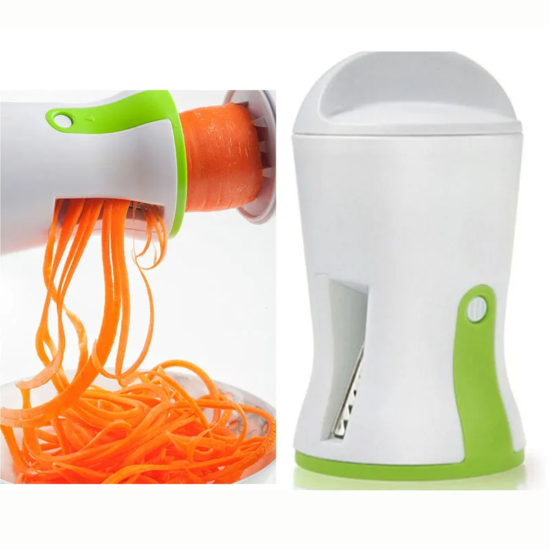 

1Pcs Vegetable Spiralizer Grater Vegetable Spiral Slicer Cutter Spiralizer for Carrot Cucumber Courgette Kitchen Tools Gadget