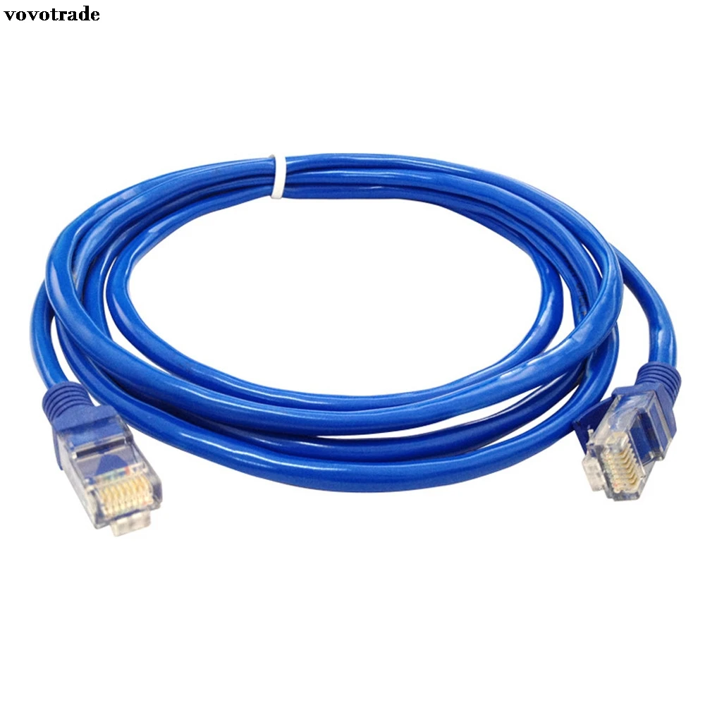 

vovotrade Blue Ethernet Internet LAN CAT5e Network Cable for Computer Modem Router Factory Price Drop Shipping