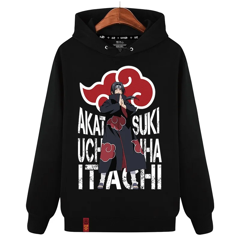 Akatsuki Hokage Hatake Kakashi no 1 Черное Красное аниме Гаара японское Uzumaki Наруто Логотип пальто, куртка, худи