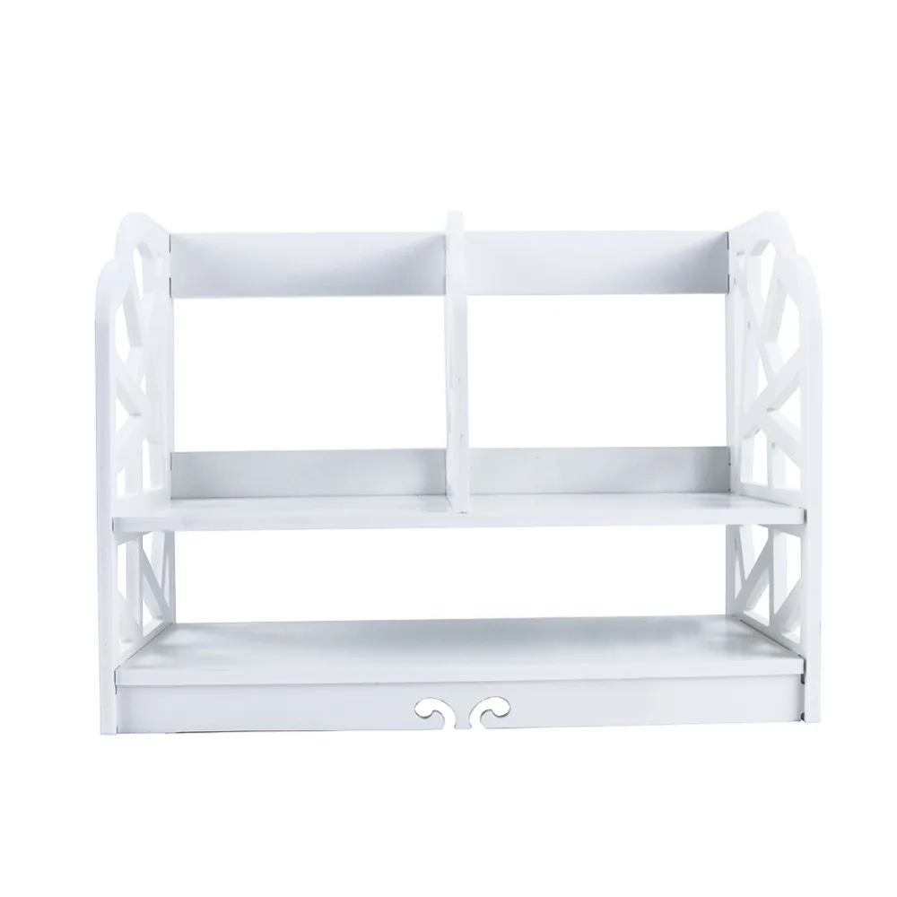

2 Tiers DIY Shelving CD Book Storage Box Unit Display Bookcase Shelf Home Office