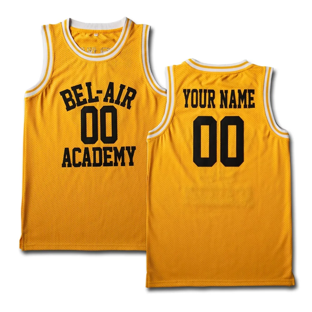 MM MASMIG Customized Bel Air Academy Basketball Jersey for Team Custom